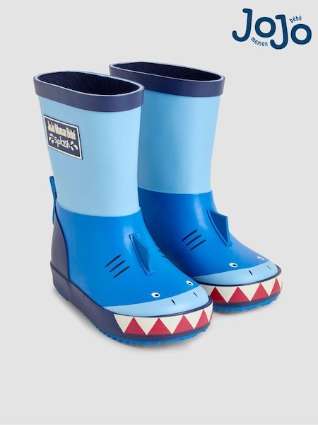 JoJo Maman Bébé Shark Wellies (B21437) | €40 - €43