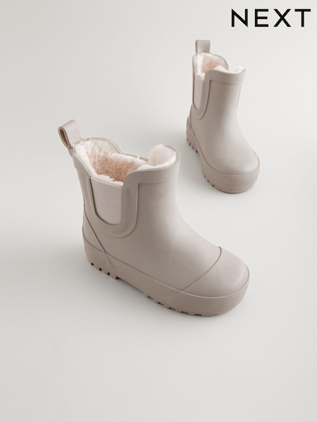 Neutrale Farbe - Warm Lined Ankle Wellies (B21590) | 14 € - 18 €