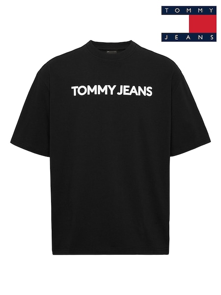 Tommy Jeans Dark Blue Slim Essential Flag 100% Cotton T-Shirt (B21772) | R$ 395