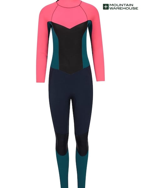 Mountain Warehouse Blue Submerge Womens Full Length 5mm Wetsuit (B21920) | €154