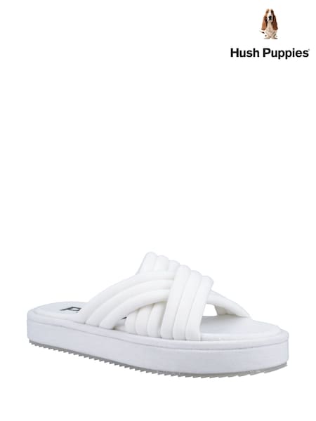 Alb - Hush Puppies Sienna Slides (B22079) | 260 LEI