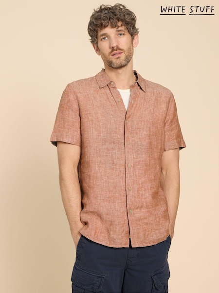 White Stuff Pembroke 100% Linen Shirt (B22305) | 180 LEI