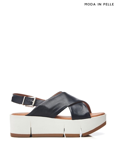 Moda in Pelle Ritika Crossover Chunky Back Sandals (B22406) | €95