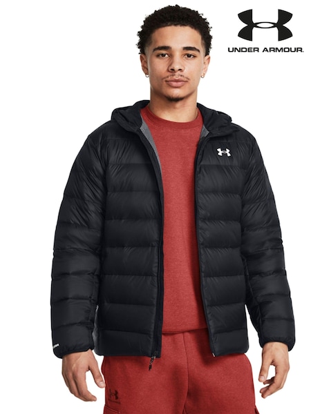 Under Armour Black/White Legend Down Hooded Jacket (B22746) | €236