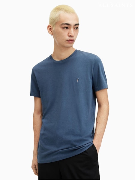 AllSaints Blue Tonic Short Sleeve Crew T-Shirt (B22921) | R$ 315