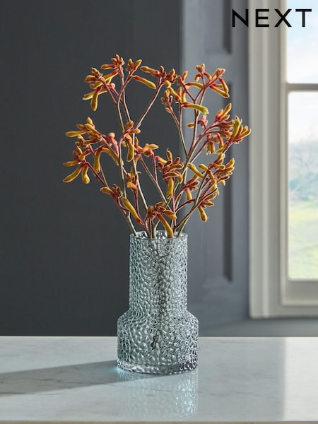 Small Textured Glass Vase (B23049) | kr150