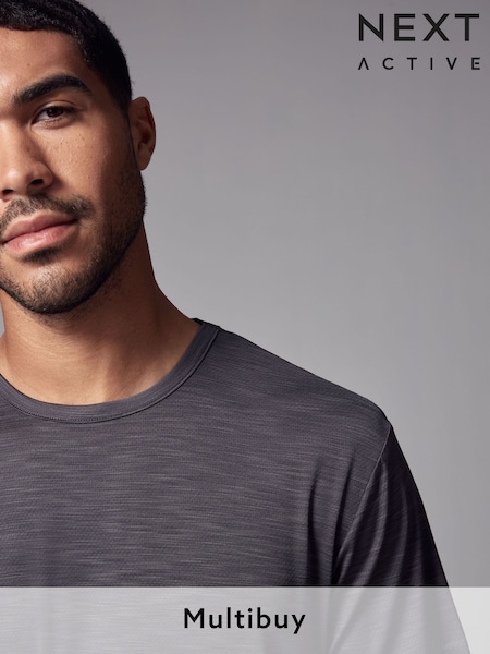 Charcoal Grey Active Gym Training T-Shirt (B23085) | €21