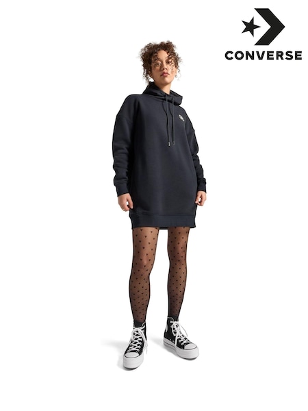 Converse Longline Embroidery Hoodie Dress (B23146) | 205 zł