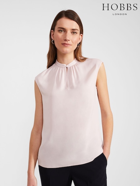 Hobbs Pink Carys Blouse (B23473) | OMR18