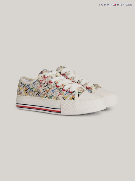 Tommy Hilfiger Aop Low Cut Lace-Up Sneakers (B24105) | €32 - €34