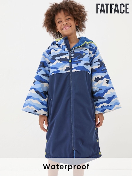 FatFace Blue Waterproof Changing Robe (B24113) | €34