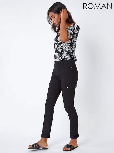 Roman Turn Up Stretch Cargo Trousers (B24439) | 45 €