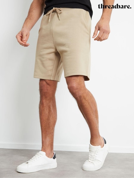 Threadbare Stone Premier Sweat Shorts (B24547) | €12.50