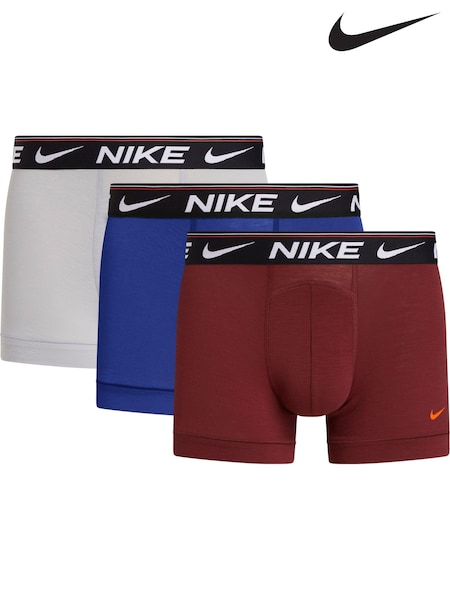 Nike Burgundy Burgundy Boxers 3 Pack (B24655) | €52