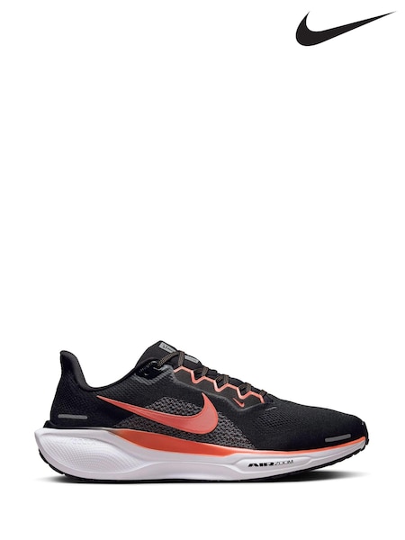 Nike Black/Orange Pegasus 41 Road Running Trainers (B24695) | €86