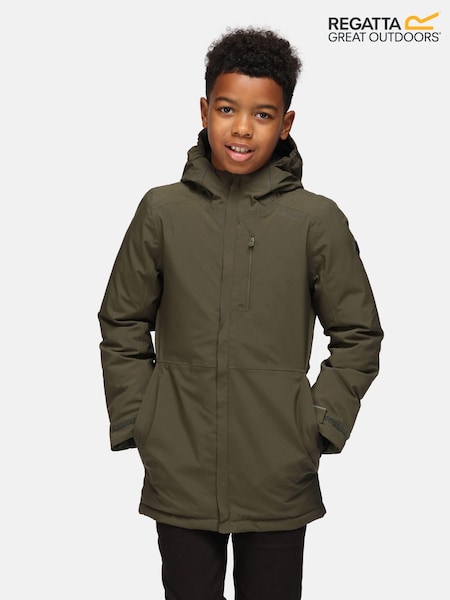 Regatta Green Junior Yewbank Waterproof Jacket (B24734) | €51