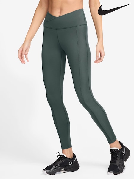 Nike Green One Wrap High Waisted 7/8 Leggings (B24778) | €37