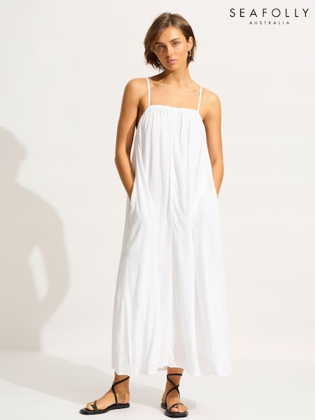 Seafolly Broderie White Maxi Dress (B24963) | €111