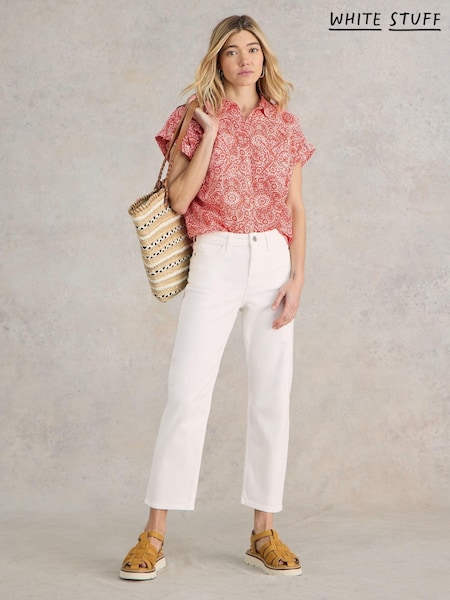 White Stuff Natural Blake Straight Crop Jeans (B24974) | €27