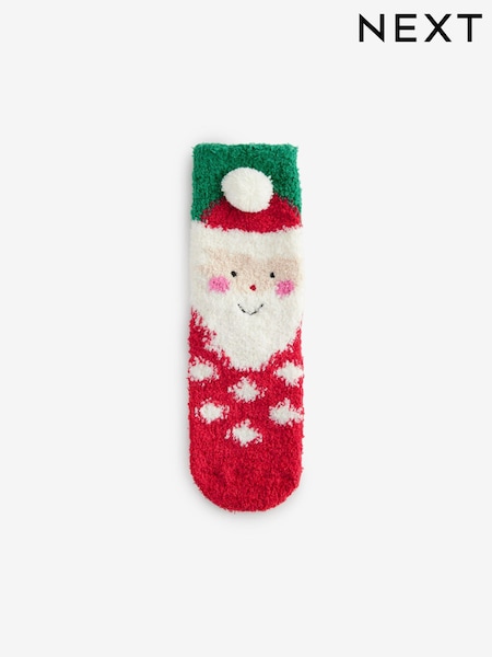 Red Santa - Christmas Cosy Ankle Socks (B25085) | €5 - €7