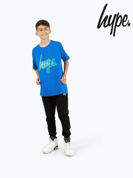 Hype. Boys Green Double 100% Cotton T-Shirt (B25145) | €13