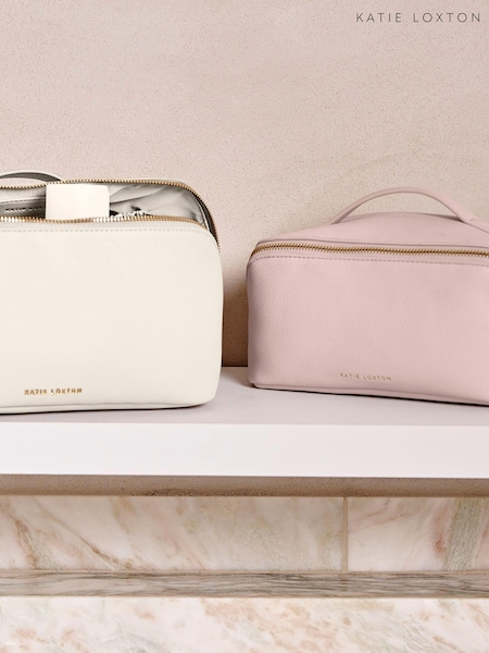 Katie Loxton Pink Medium Make Up Wash Bag (B25146) | €37