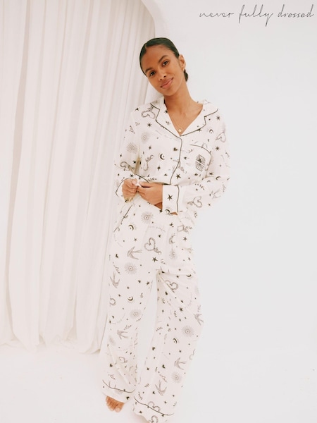 Never Fully Dressed Button Through Pyjamas (B25224) | €88