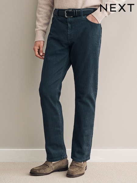 Sininen Musta - Kape istuvuus - Belted Authentic Jeans (B25337) | €43
