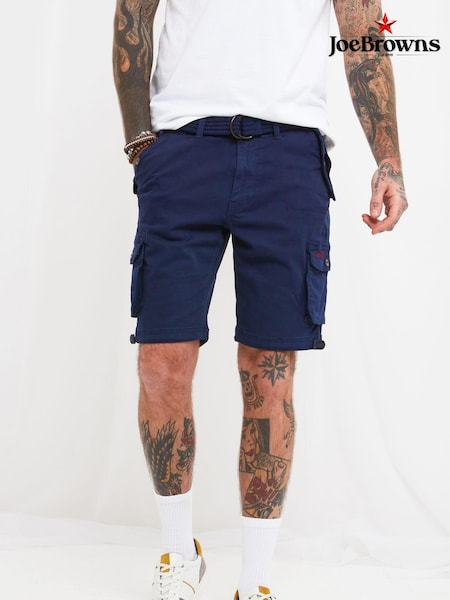 Joe Browns Navy Blue Hit The Action Shorts (B25380) | ₪221