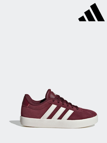 adidas Red/White Junior Sportswear VL Court Trainers (B25387) | AED142