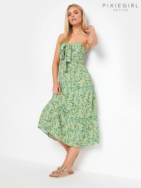 PixieGirl Petite Halter Midi Dress (B25518) | 253 LEI