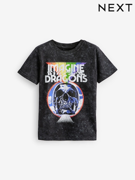 Black Imagine Dragons Licensed T-Shirt (3-16yrs) (B25522) | €21 - €25