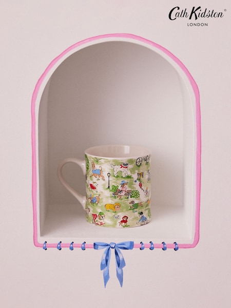 Cath Kidston Set of 4 Green Mollie Mugs (B25580) | €54