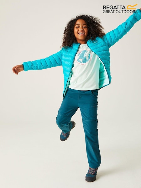 Regatta Blue Junior Hooded Marizion Jacket (B25583) | AED113