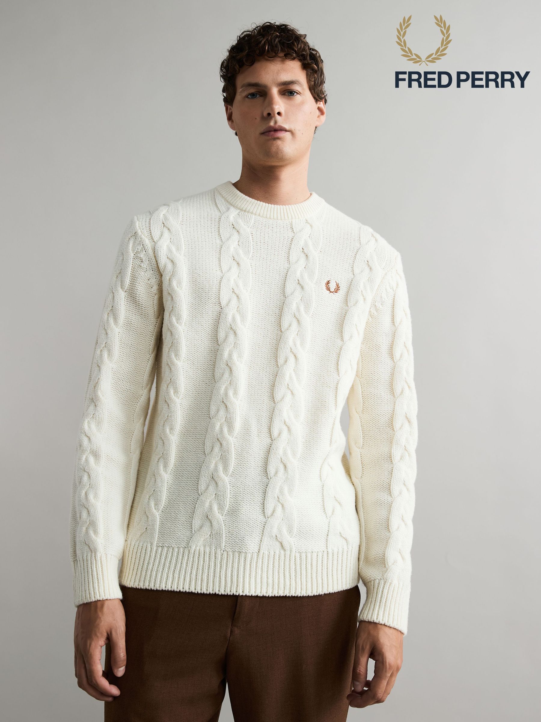 White chunky jumper on sale