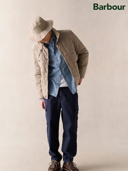 Barbour® Stone Stone Shoreman Quilted Jacket (B25605) | €308