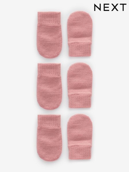 Pink - Magic Mittens 3 Pack (3mths-6yrs) (B25757) | 4 €