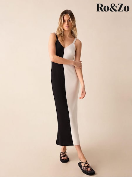 Ro&Zo Two Tone Knit Dress (B25818) | €72