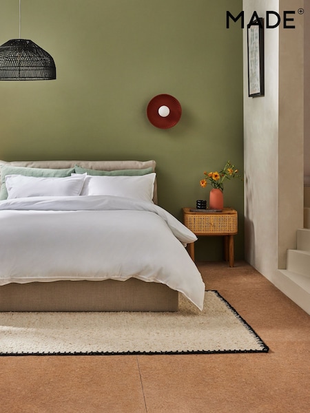 MADE.COM White Cosy Washed Cotton Duvet Cover and Pillowcase Set (B25884) | €47 - €89