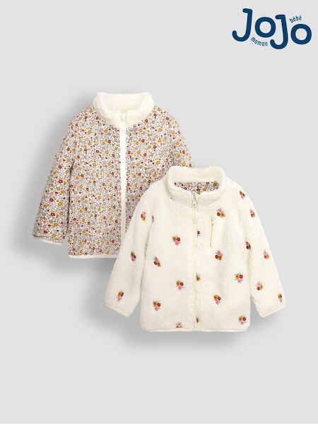 JoJo Maman Bébé Reversible Zip-Up Teddy Fleece (B25932) | 51 €