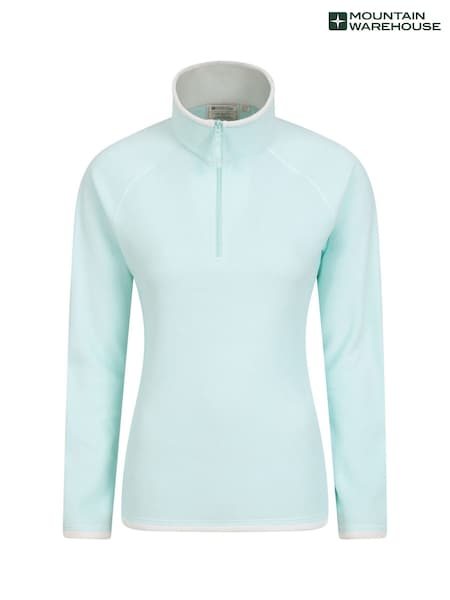 Laivasto Sininen - Mountain Warehouse Naisten Montana Half Zip Fleecetakki (B26122) | €39