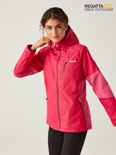 Regatta Pink Highton Stretch V Waterproof Hiking Jacket (B26391) | €53