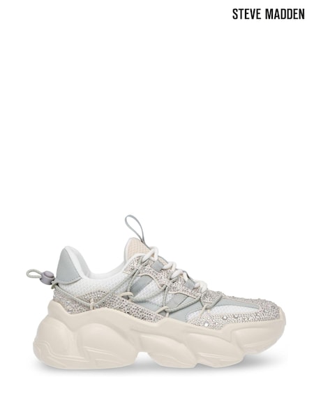 Stras argintiu - Steve Madden Spectator-R Trainers (B26534) | 585 LEI