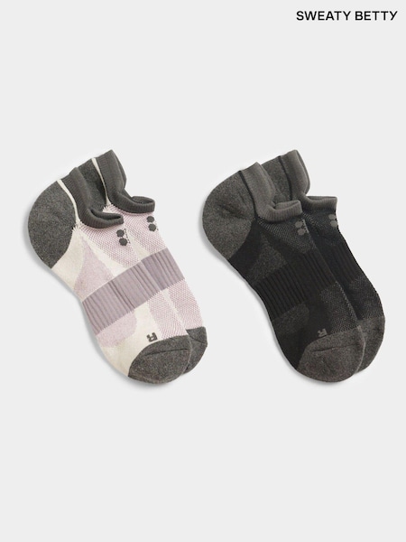 Alb - Sweaty Betty Technical Alergat Șosete 2 Set (B26543) | 89 LEI