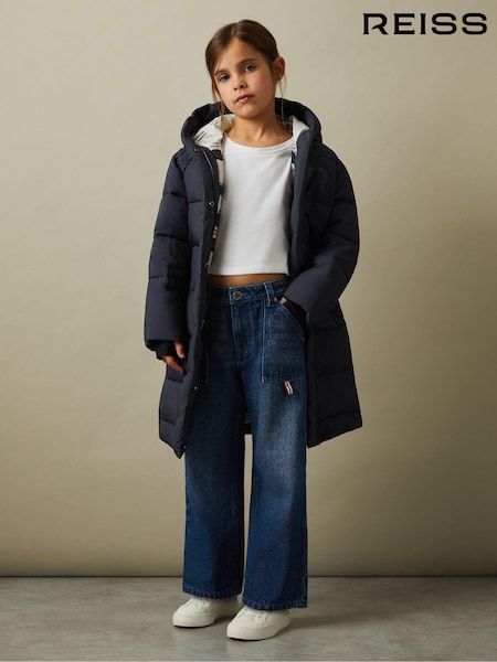 Reiss Larissa Water Resistant Belted Puffer Coat (B26880) | 809 LEI
