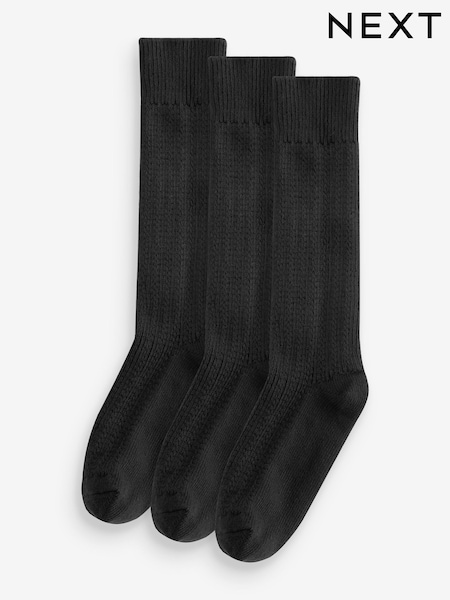 Black Slouchy Ankle Socks 3 Pack (B26923) | €9.50
