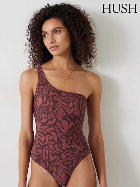 Hush Oakley One Shoulder Swimsuit (B27091) | 283 LEI