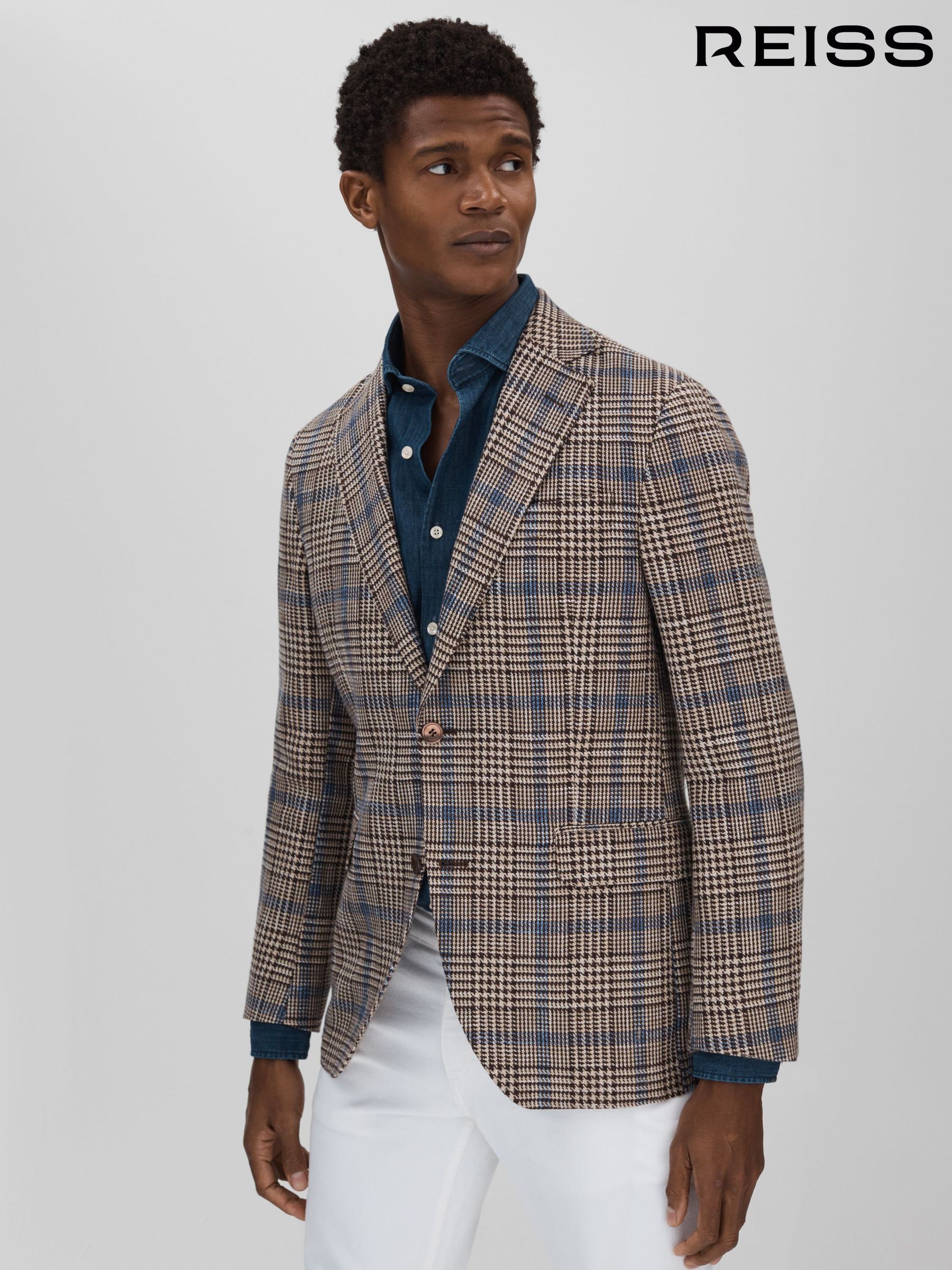 Next tartan blazer best sale