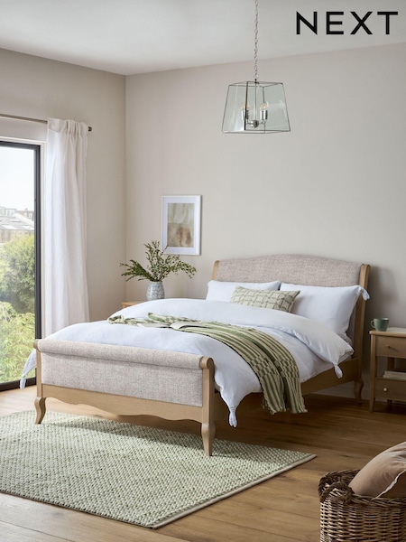 Chunky Weave Dove Grey With Footend Josie Bed Frame (B27192) | €1,000 - €1,125