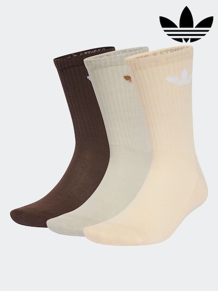 adidas Originals Multi Neutral Trefoil Crew Socks 6 Pack (B27373) | €25